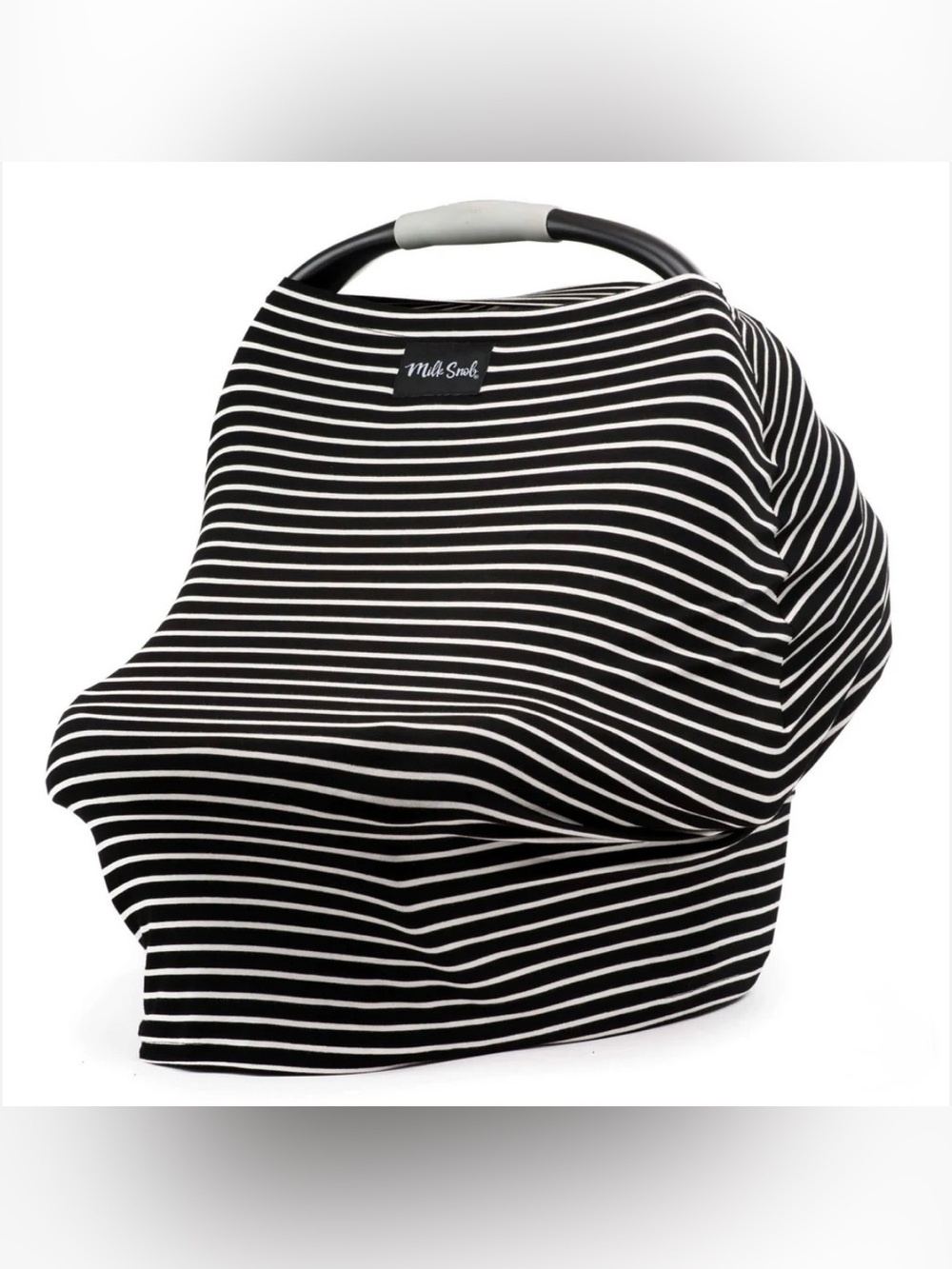 Milk Snob Black & White Striped Multi-Use Nursing Cover